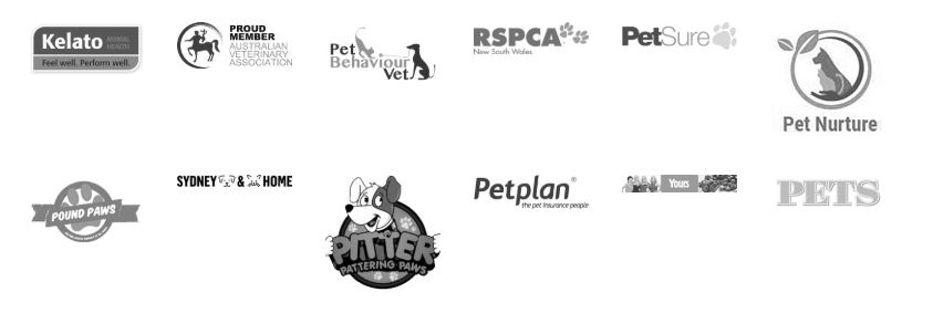 logos of companies supporting your vet online